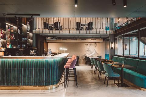 Interieur restaurant Octave, Antwerpen